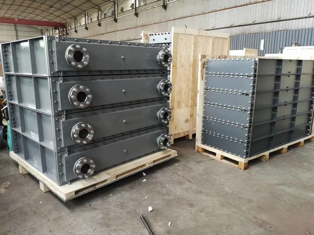 500x500x500 mm Luftölkühler Ölkühler für Hydroturbine, entworfen, um mit Öl zu arbeiten Viskosität Bereich 10-500 CSt Langlebig