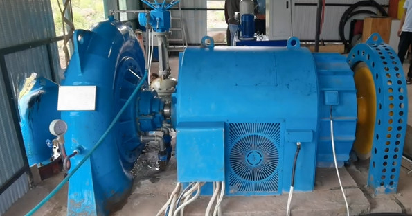 4 MW Kapazität Wasserkraftanlagen des Typs Francis für das Kraftwerk Sustainablemini