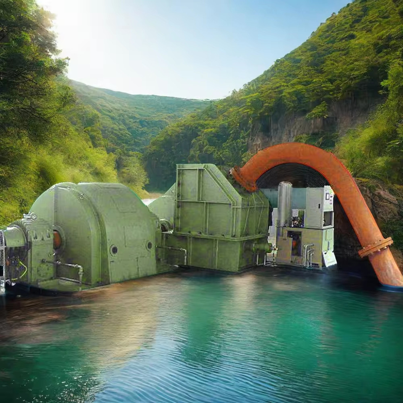 300-3000rpm Wasserturbinengenerator mit ≥50 Jahren Lebensdauer / individuell angepasster Corlor