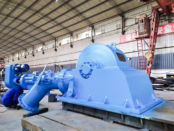 220V-11000V Turgoturbine 50-400M Nennspannung 200KW-30MW Nennleistung