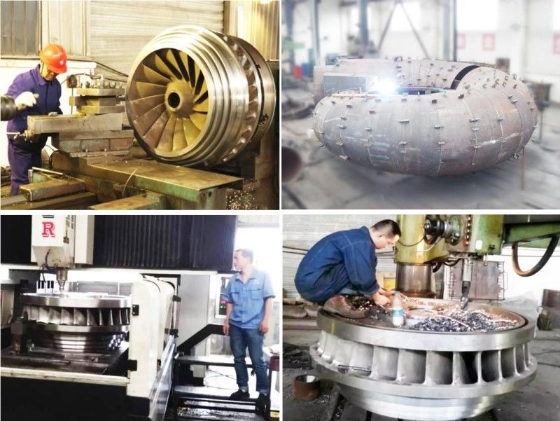 Bürstenloses oder statisches Anregungssystem Wasserkraftanlagenläufer mit Oem-Flexibilität und Einlassdruck 10 MPa Optimiert für Wasserkraftanlagen