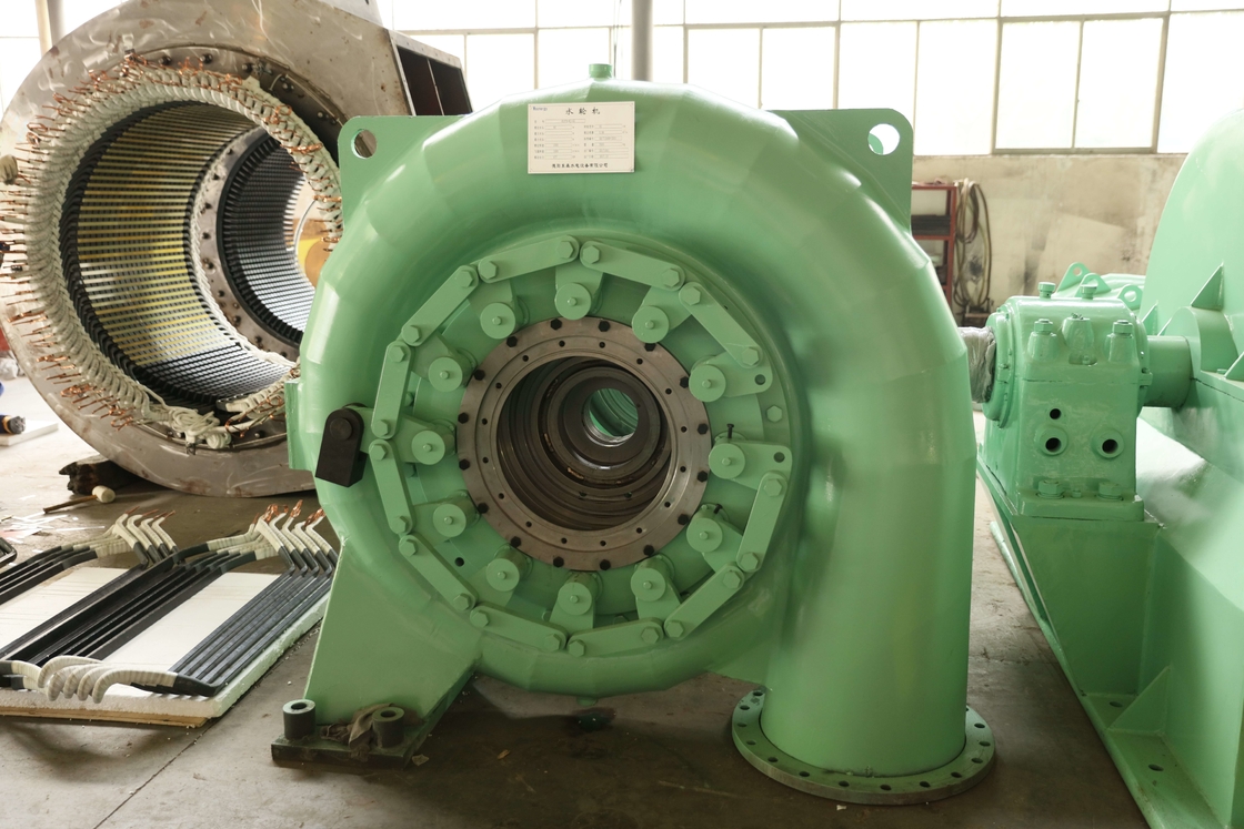 50 Jahre Lebensdauer Francis Wasserkraftanlage hohe Haltbarkeit für Kleinprojekte Fabrik verkaufen