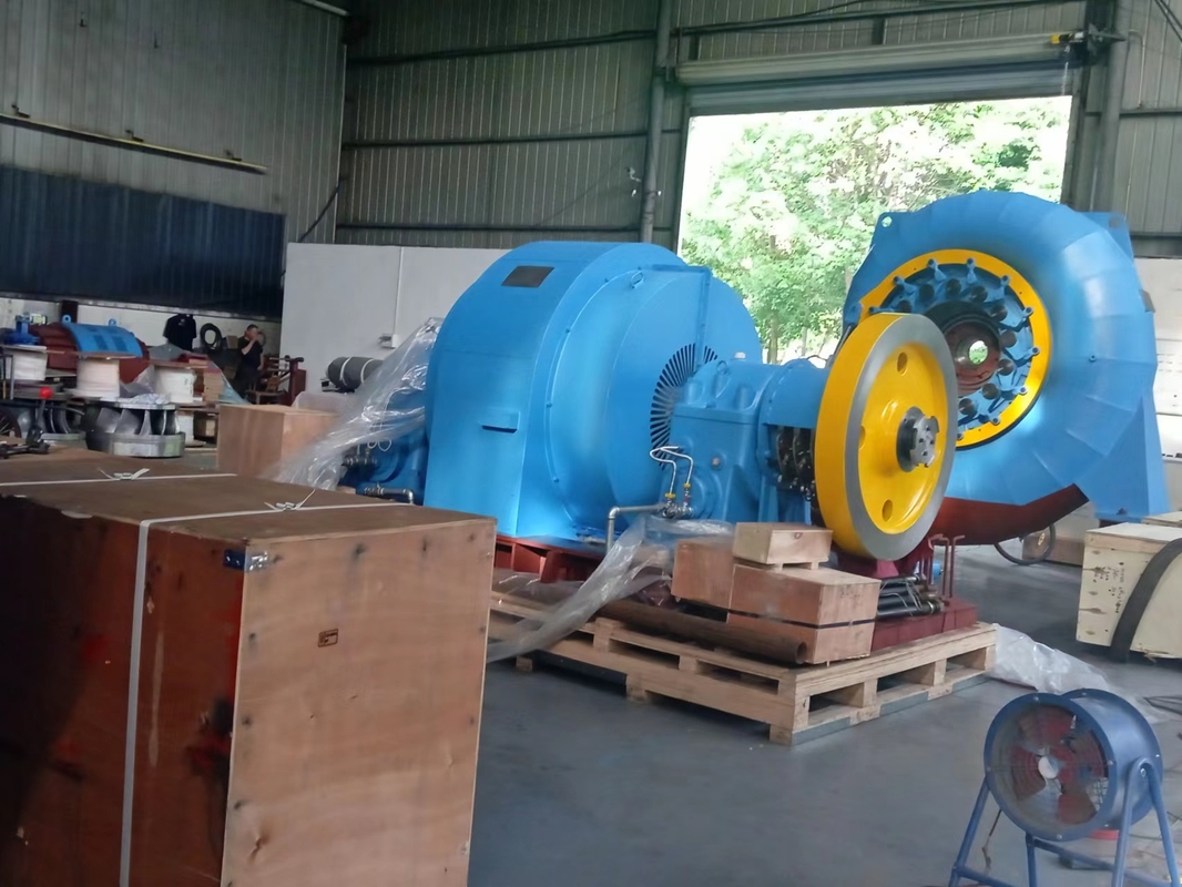 300 kW-20 MW Francis Turbinengenerator mit Edelstahlläufer mit Mikrogouverneur