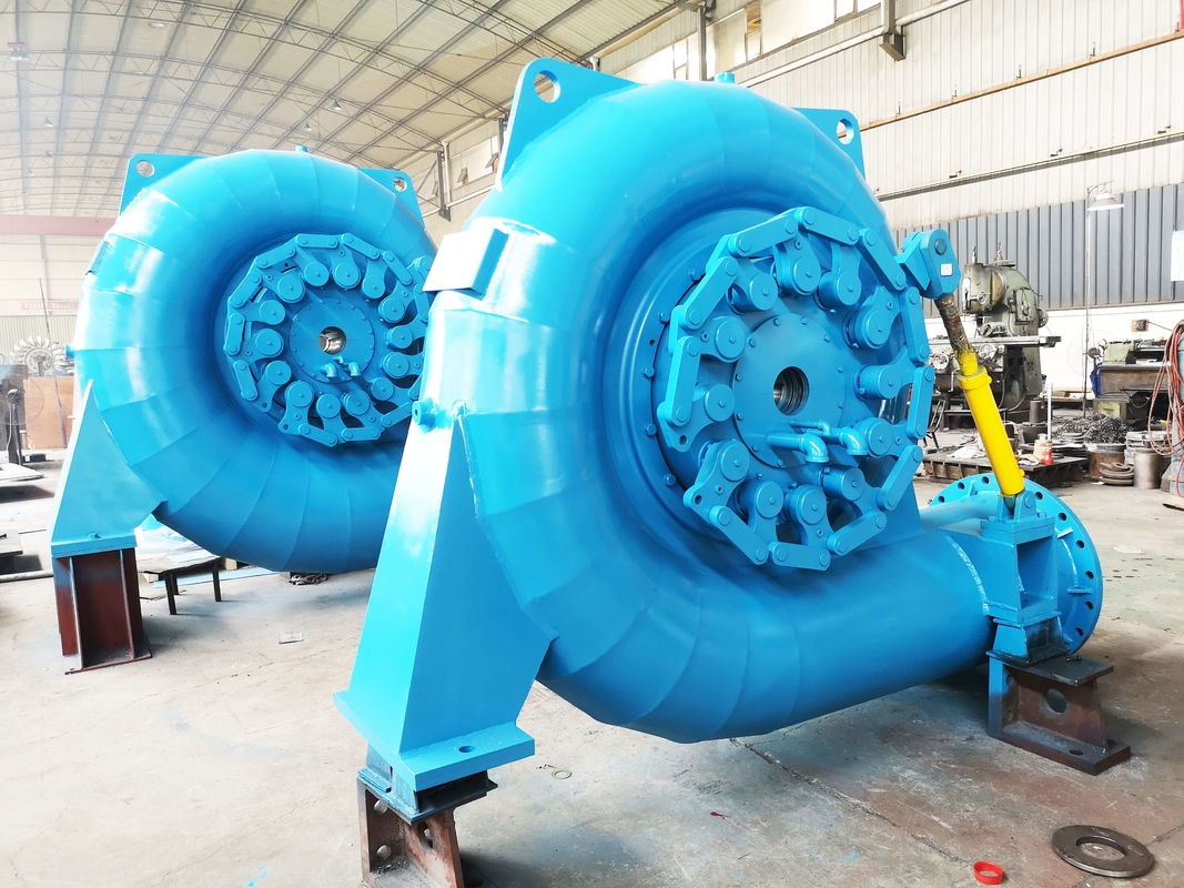 Haltbarkeit Hydroturbinengenerator mit individuellem Modell 5m-500m Wasserkopf 50HZ/60HZ Frequenz