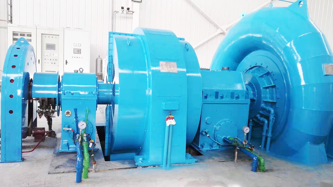 Haltbarkeit Hydroturbinengenerator mit individuellem Modell 5m-500m Wasserkopf 50HZ/60HZ Frequenz