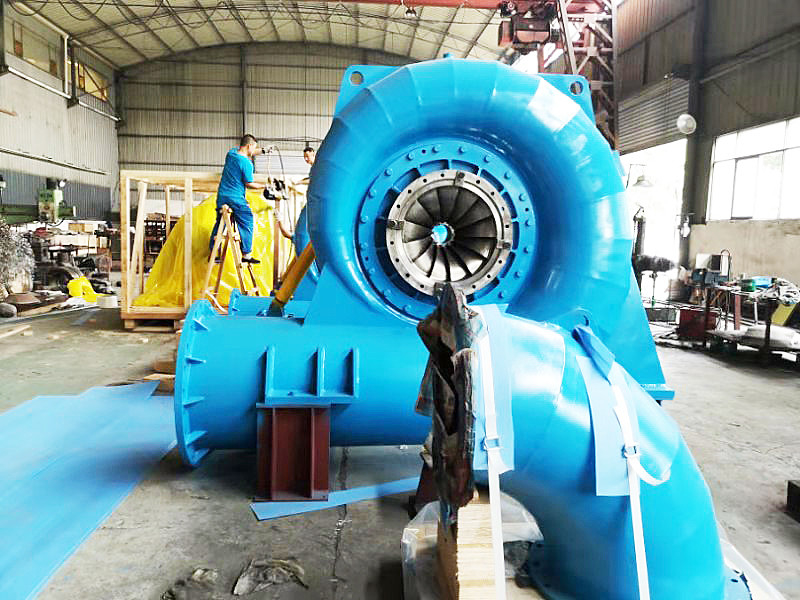 Haltbarkeit Hydroturbinengenerator mit individuellem Modell 5m-500m Wasserkopf 50HZ/60HZ Frequenz