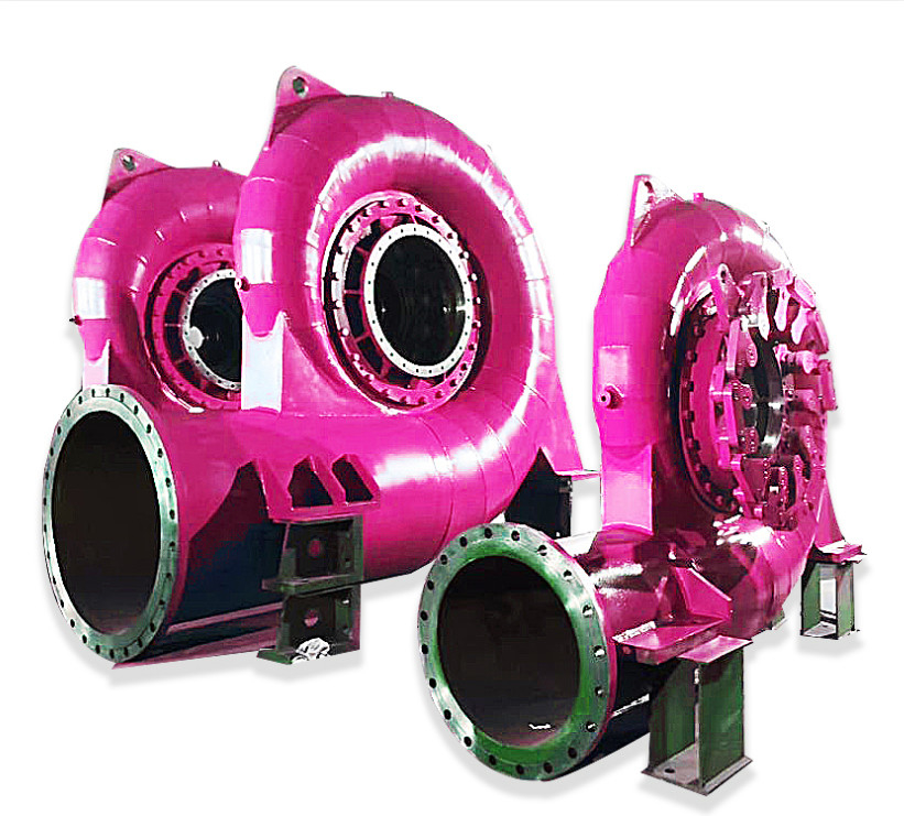 Effizienz Edelstahl Francis Wasserturbinengenerator 450-1000RPM 400V-10kV automatische Steuerung