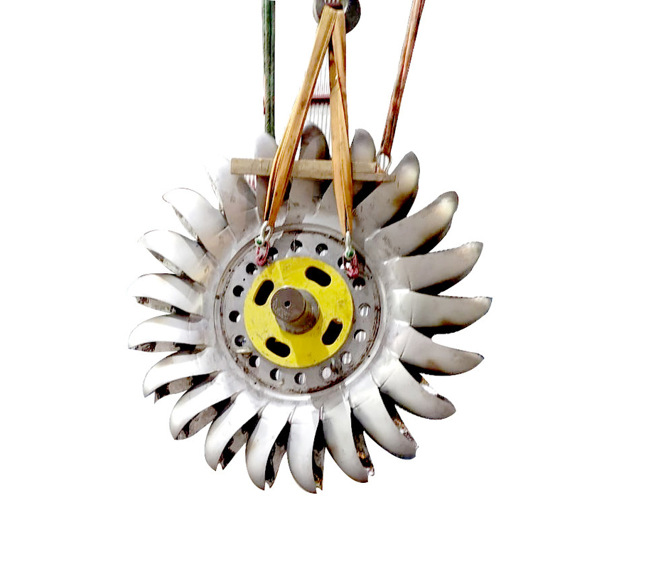 Frequenz Gusseisen-Pelton-Turbinengenerator Bürstenloser Erregungsmodus 500-3000r/min Geschwindigkeitsbereich