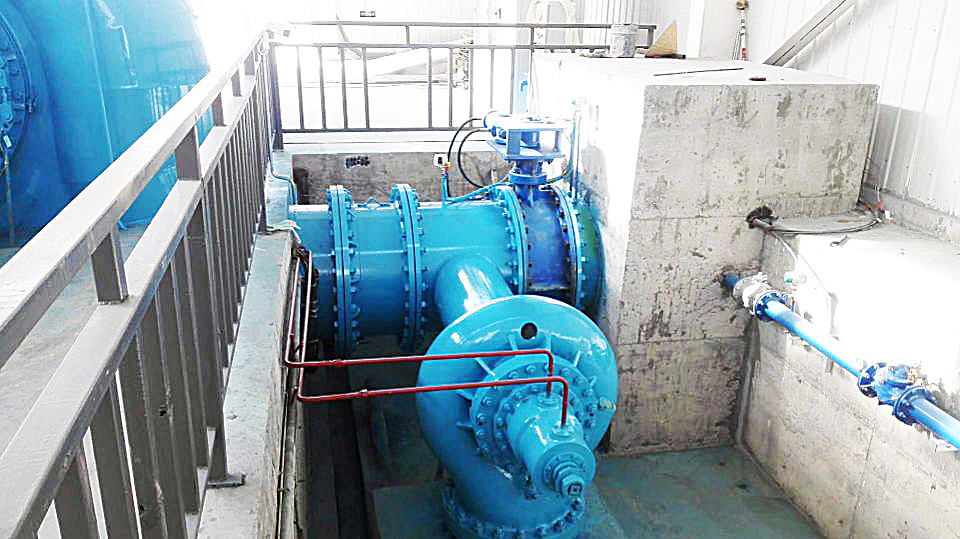 Regulierbarer Blade-Winkel Hydraulikturbinen-System offen oder geschlossenes Design Polieroberflächenbehandlung