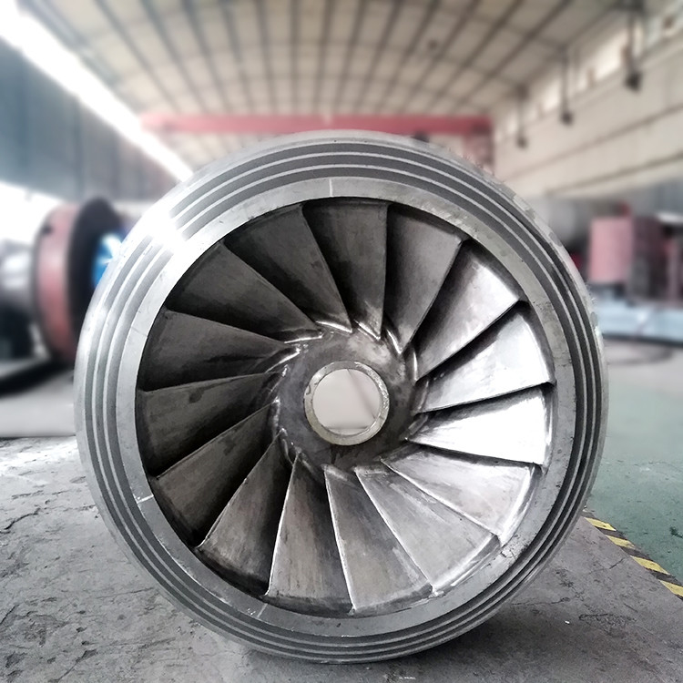 Precision Hydroturbine Runner mit wechselbarer Klinge Korrosionsschutz mit Edelstahl oder Kohlenstoffstahl