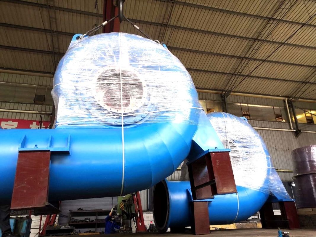 200kw-20mw Kapazität Hydroturbinengenerator kundenspezifisches Modell für 5m-500m Wasserkopf Anwendungen