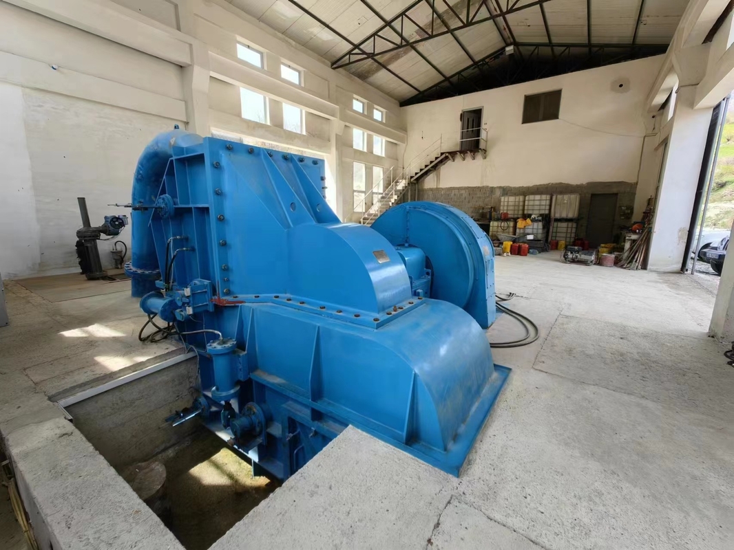 Auf Wunsch gefertigt 100kw-50mw Pelton Turbine Energiegenerator 50/60Hz mit hohem Kopf