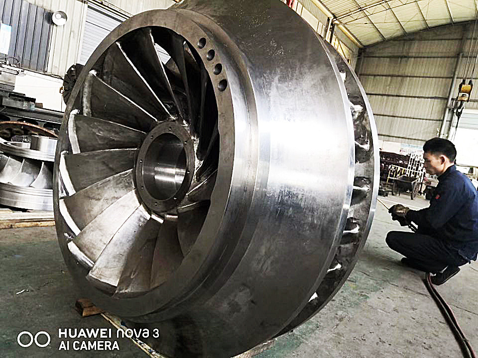 Vertikaler oder horizontaler Francis-Turbinengenerator 400V 800V 6,3kV 10kV