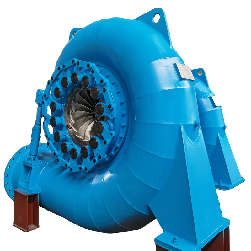 Vertikaler oder horizontaler Francis-Turbinengenerator Automatischer Steuerungsmodus 300KW-20MW 400V 800V 6,3kV 10kV Nennvolt