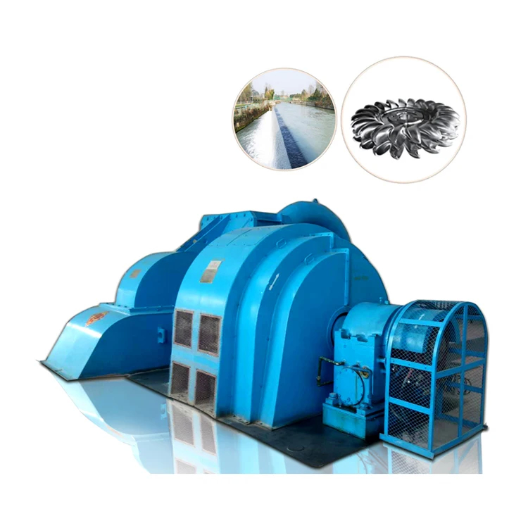 100-1000A Luft/Öl Kühlung Pelton Turbinengenerator Edelstahl mit Mikrogouverneur