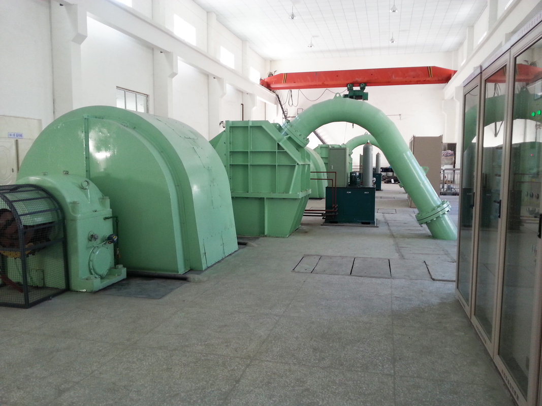 100kw-50mw 6-10kV F Nennfrequenz Pelton Turbinengenerator mit Edelstahlläufer