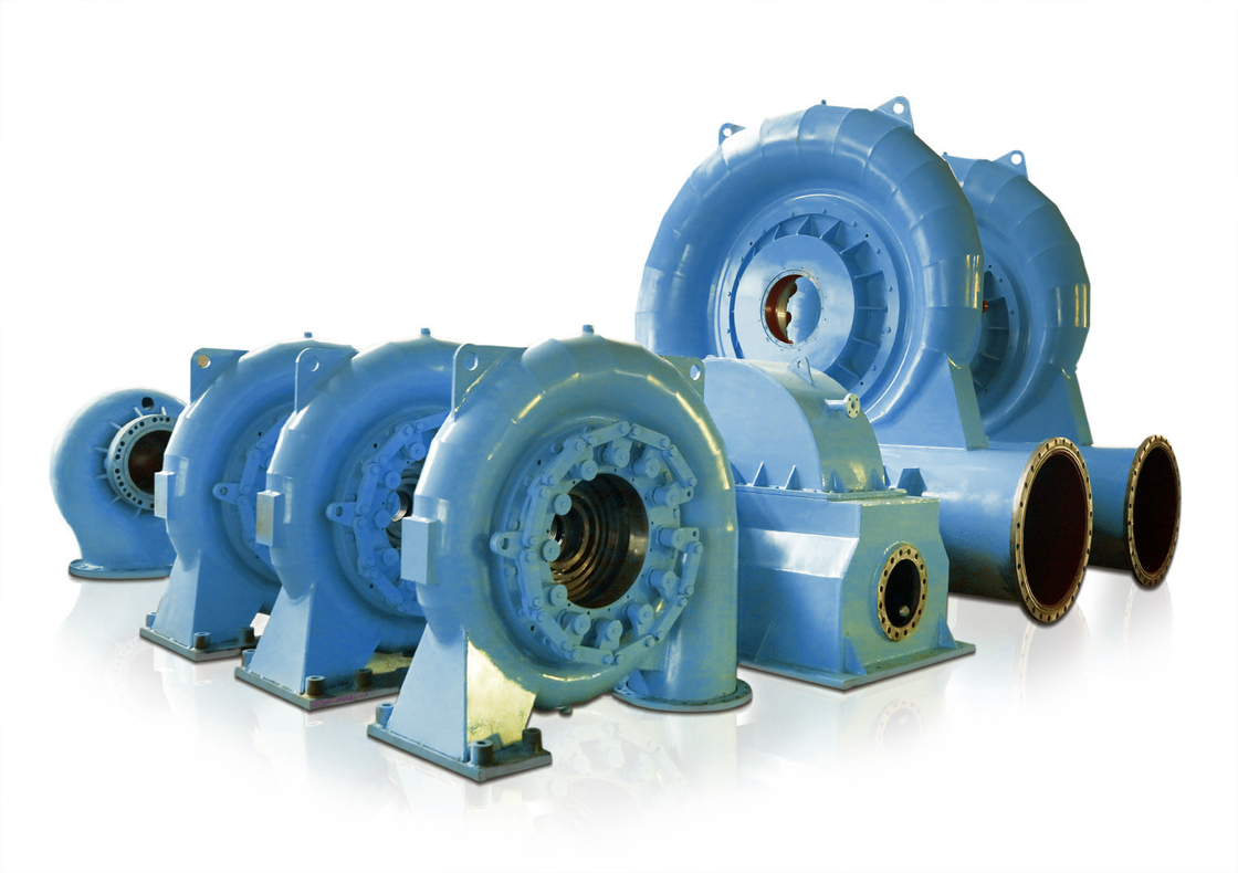 Vertikaler/horizontal Bürstenloser Wasserturbinengenerator mit einer Geschwindigkeit von 450-1000 Rpm und hoher Effizienz