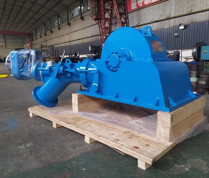 2000-10000kg Turgo-Turbinengenerator für Strömungsgeschwindigkeit 109 Kubikmeter pro Sekunde Konzipiert Leistungsbereich 500 Kilowatt bis 70 Megawatt Energieproduktion