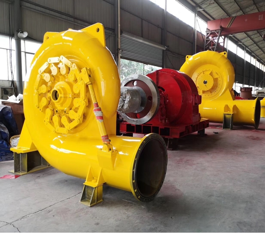 angepasster Farbwasserturbinengenerator mit 300-3000 Rpm Geschwindigkeitsbereich und 200 kW-20 MW Leistung