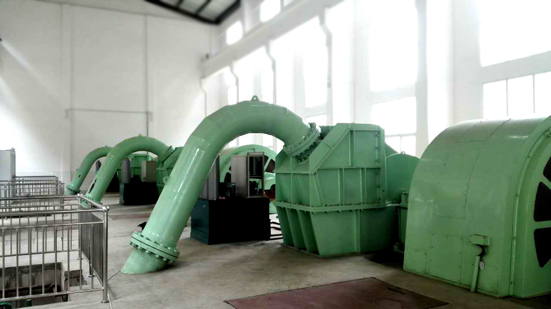 Haltbarkeit Stahl-Hydroturbinengenerator 5m-500m Wasserkopf Frequenz 50/60HZ zur Stromerzeugung