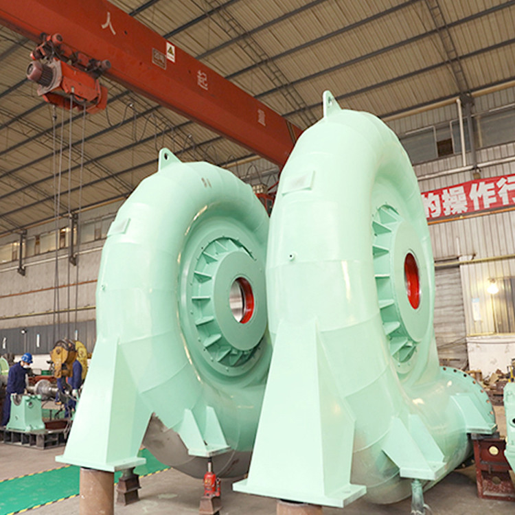 200kw-20mw Haltbarkeit Stahl Edelstahl Hydroturbinengenerator für 5m-500m Wasserkopf