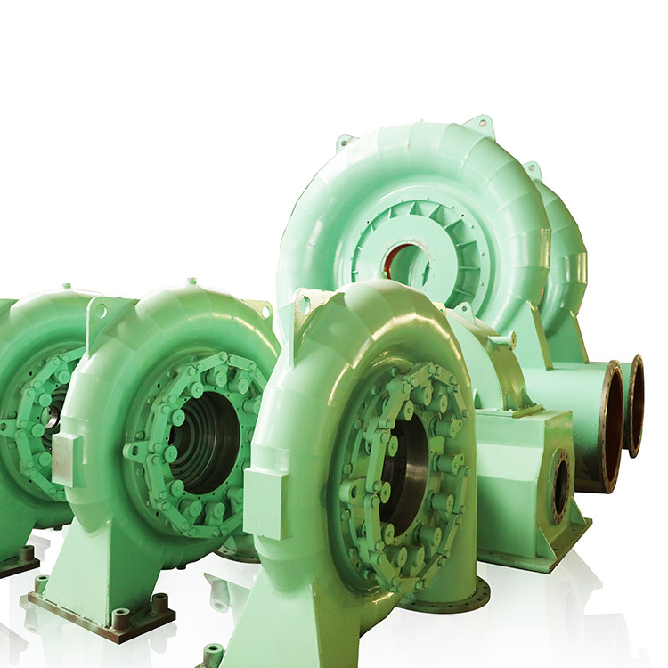 200kw-20mw Haltbarkeit Stahl Edelstahl Hydroturbinengenerator für 5m-500m Wasserkopf