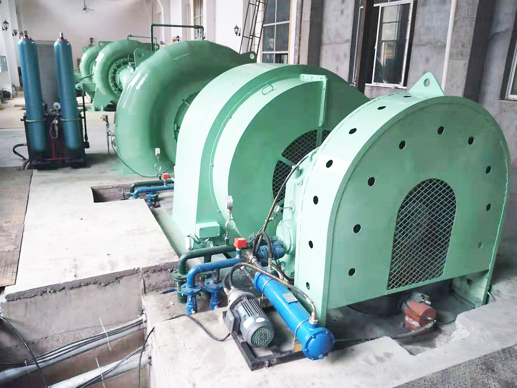 200kw-20mw Haltbarkeit Stahl Edelstahl Hydroturbinengenerator für 5m-500m Wasserkopf