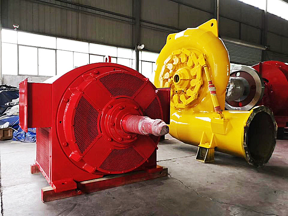 20 m bis 300 m Wirkungsgrad Vertikaler Hydro Francis Dampfturbinengenerator SS für Kraftwerke