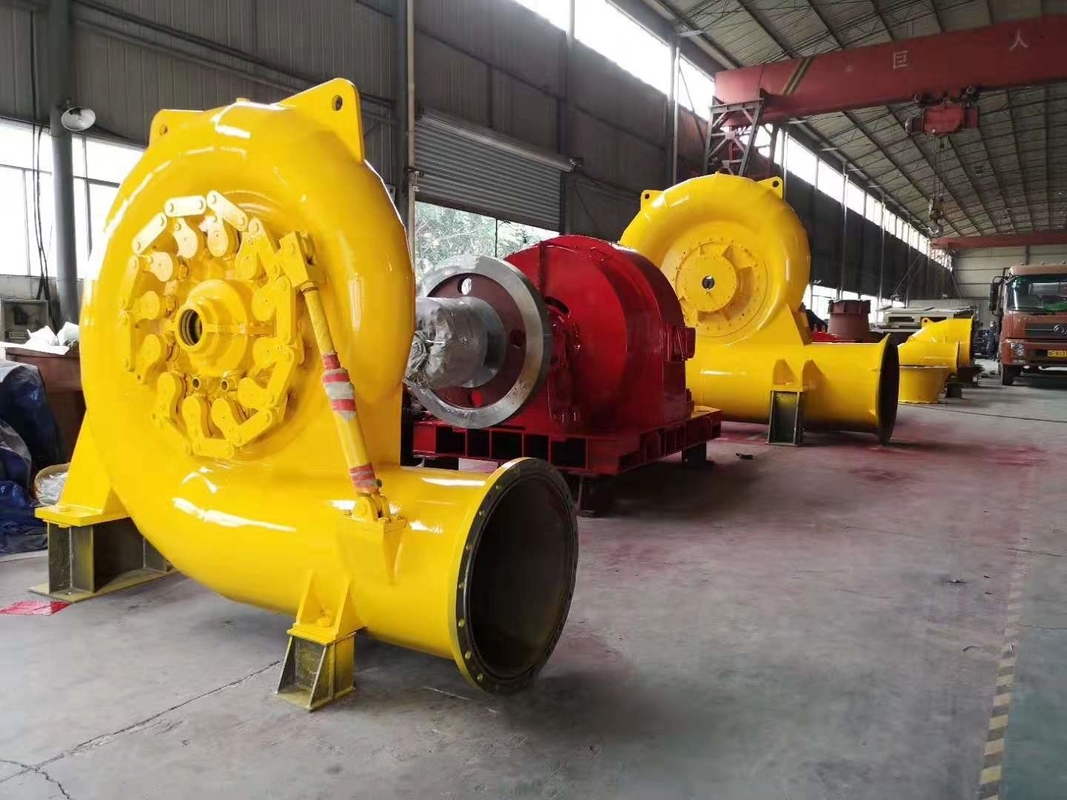 Vertikale oder horizontale Anlage 450-1000 RPM Francis-Turbinengenerator mit automatischer Steuerung