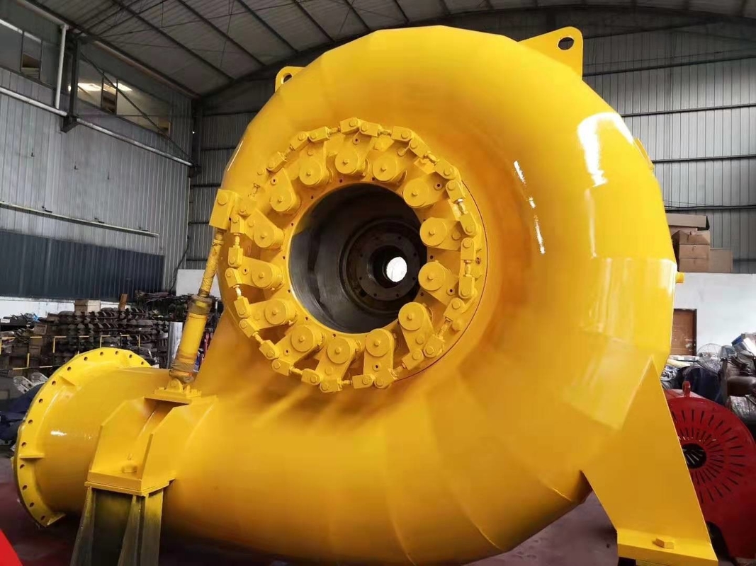 Vertikale oder horizontale Anlage 450-1000 RPM Francis-Turbinengenerator mit automatischer Steuerung