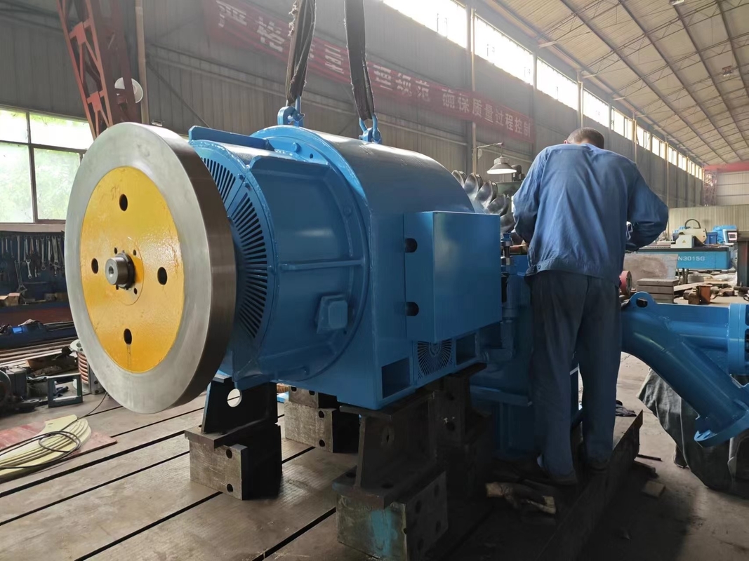 500 kW-10 MW Wasserkraftanlagen-Generator Betriebsgeschwindigkeit 450-1000 Rpm für verschiedene Wasserhöhen
