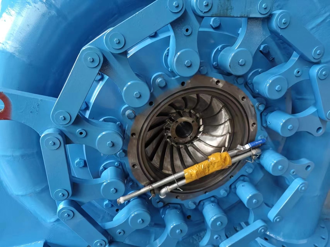 Effizienz Francis Wasserturbine benötigt Parameter 5m-500m Wasserkopf für die Stromerzeugung