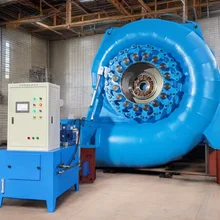 angepasster Wasserturbinengenerator Bürstenlose Anregung Vertikale Installation Luftkühlung Automatische Steuerung