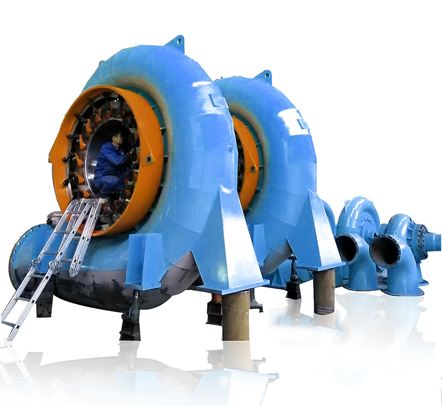450-1000rpm 20mw Kapazität Kaplan Turbinengenerator 50HZ/60HZ Stahl und Edelstahl