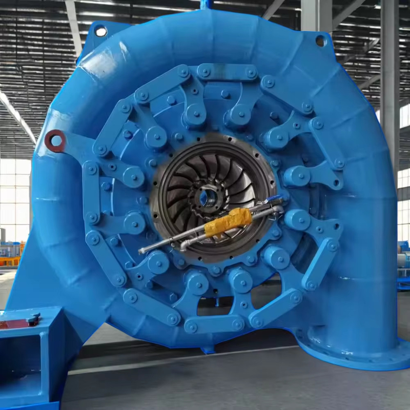 Vertikale oder horizontale Anlage Francis-Turbinengenerator mit automatischer Steuerung für Kraftwerke