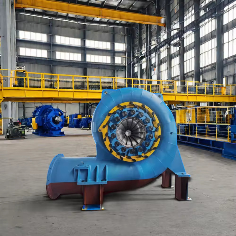 200kw-20mw Hydroturbinengenerator für verschiedene Wasserleitungen 50HZ/60HZ Frequenz 450-1000rpm