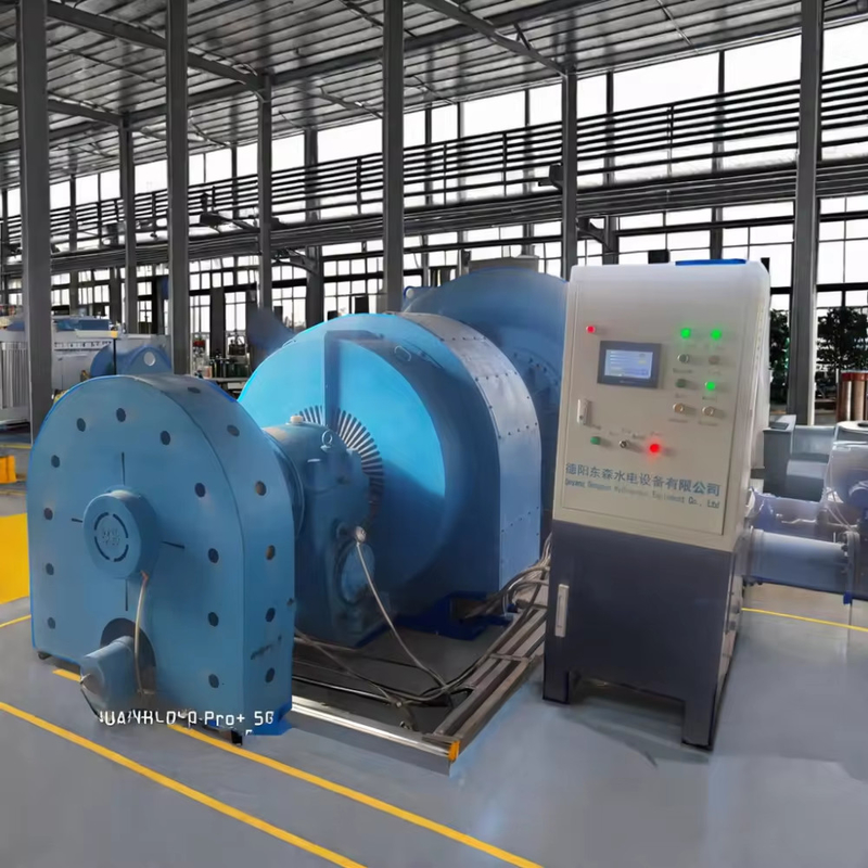 200kw-20mw Kapazität Hydroturbinengenerator kundenspezifisches Modell für 5m-500m Wasserkopf Anwendungen