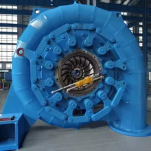 Haltbarkeit Hydroturbinengenerator mit individuellem Modell 5m-500m Wasserkopf 50HZ/60HZ Frequenz