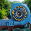 200kw-20mw Hydroturbinengenerator für verschiedene Wasserleitungen 50HZ/60HZ Frequenz 450-1000rpm