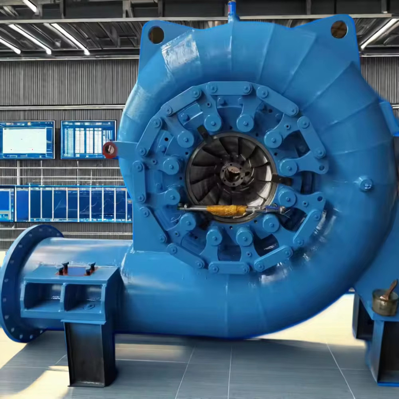 Kapazität Stahl Kaplan Hydroturbine Francis Hydroturbine kundenspezifisches Modell für 200kw-20mw Leistungsskala
