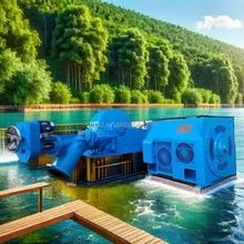 220V-11000V Turgo-Turbine 50-400M Nennspannung 200KW-30MW