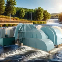 Auf Wunsch gefertigt 100kw-50mw Pelton Turbine Energiegenerator 50/60Hz mit hohem Kopf