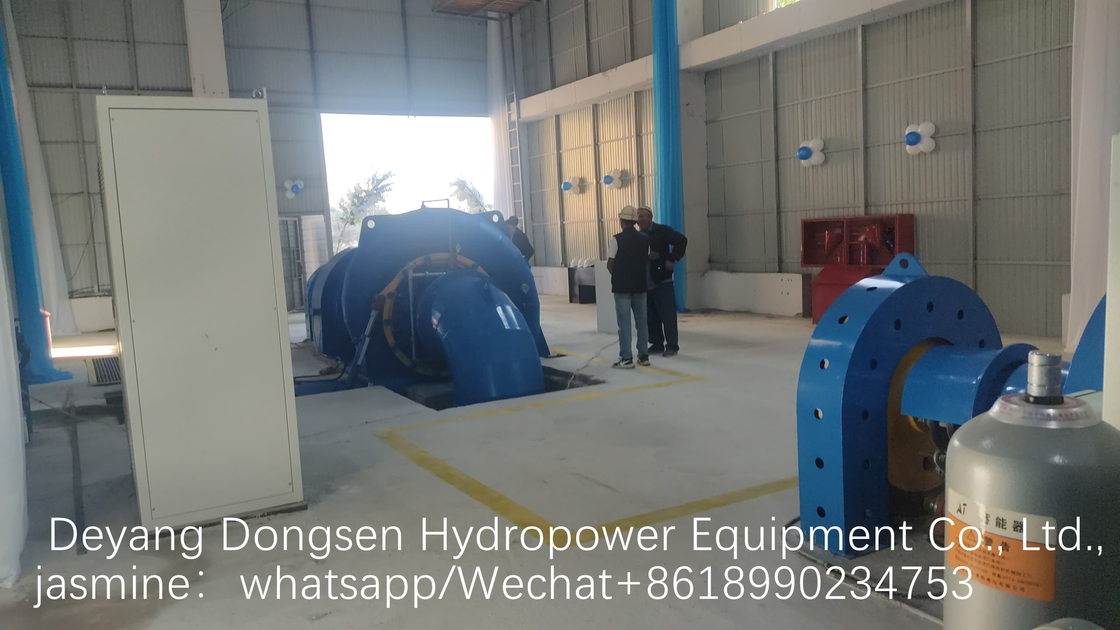 400V 800V 6,3kV 10kV Nennspannung Edelstahlläufer Francis Turbinengenerator