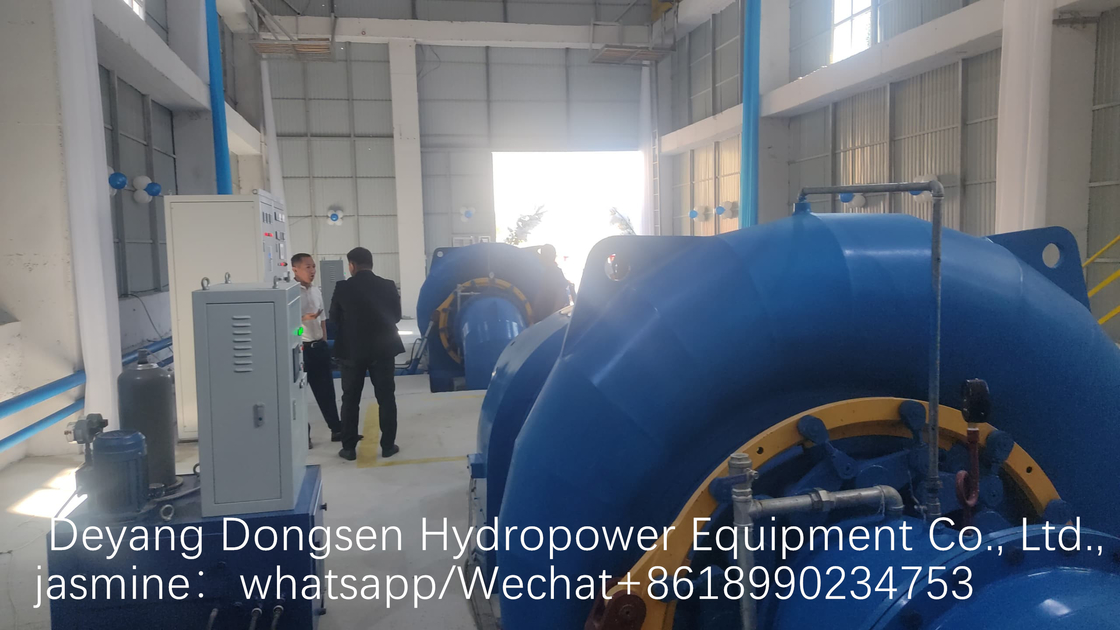 400V 800V 6,3kV 10kV Nennspannung Edelstahlläufer Francis Turbinengenerator