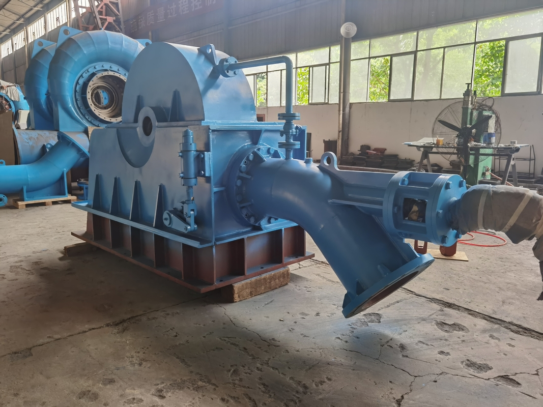 5T-50T kundenspezifischer Pelton-Turbinengenerator mit Luftölkühlung und Thyristor-Erregung