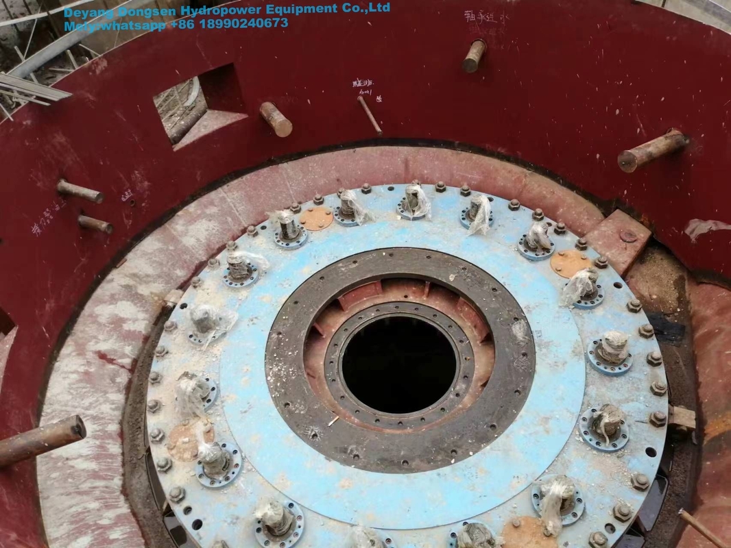 90-96% Wirkungsgrad Hydroturbinengenerator für Wasserkraft 5m-500m Wasserkopf 450-1000 Umdrehungen pro Minute