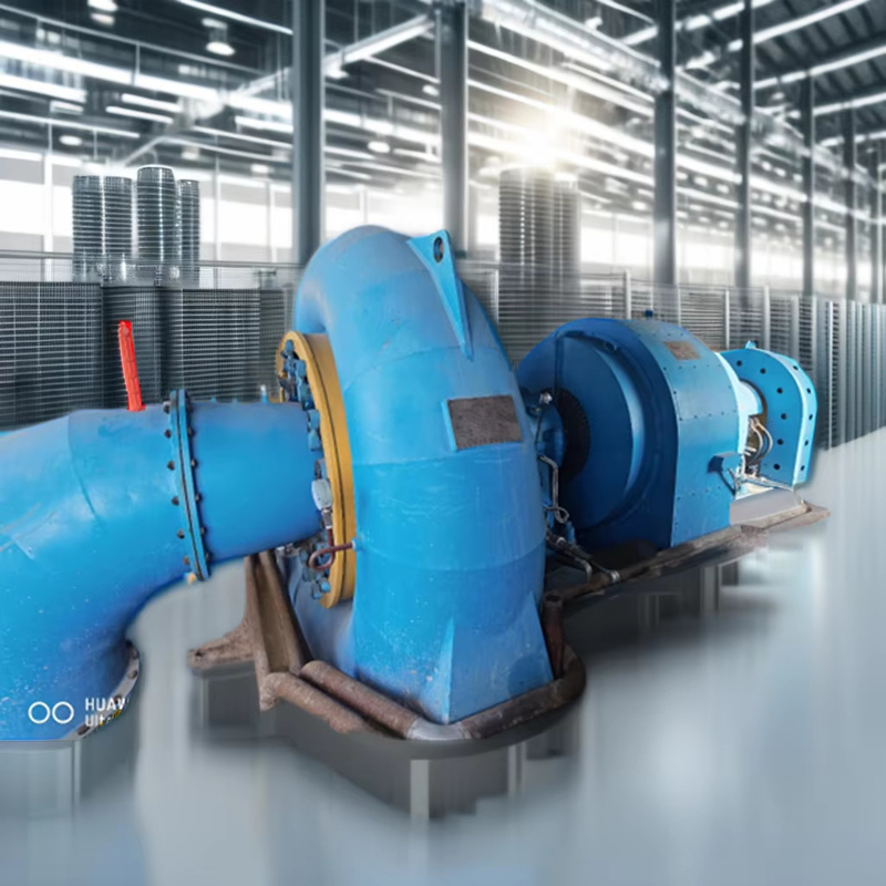Farbe und Material aus Edelstahl Wasserturbinengenerator für Wasserkraftwerke