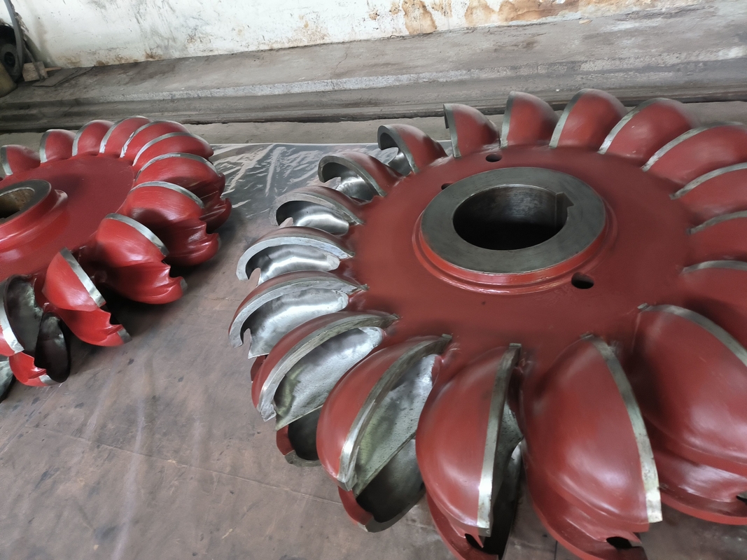 Precision Hydroturbine Runner mit wechselbarer Klinge Korrosionsschutz mit Edelstahl oder Kohlenstoffstahl