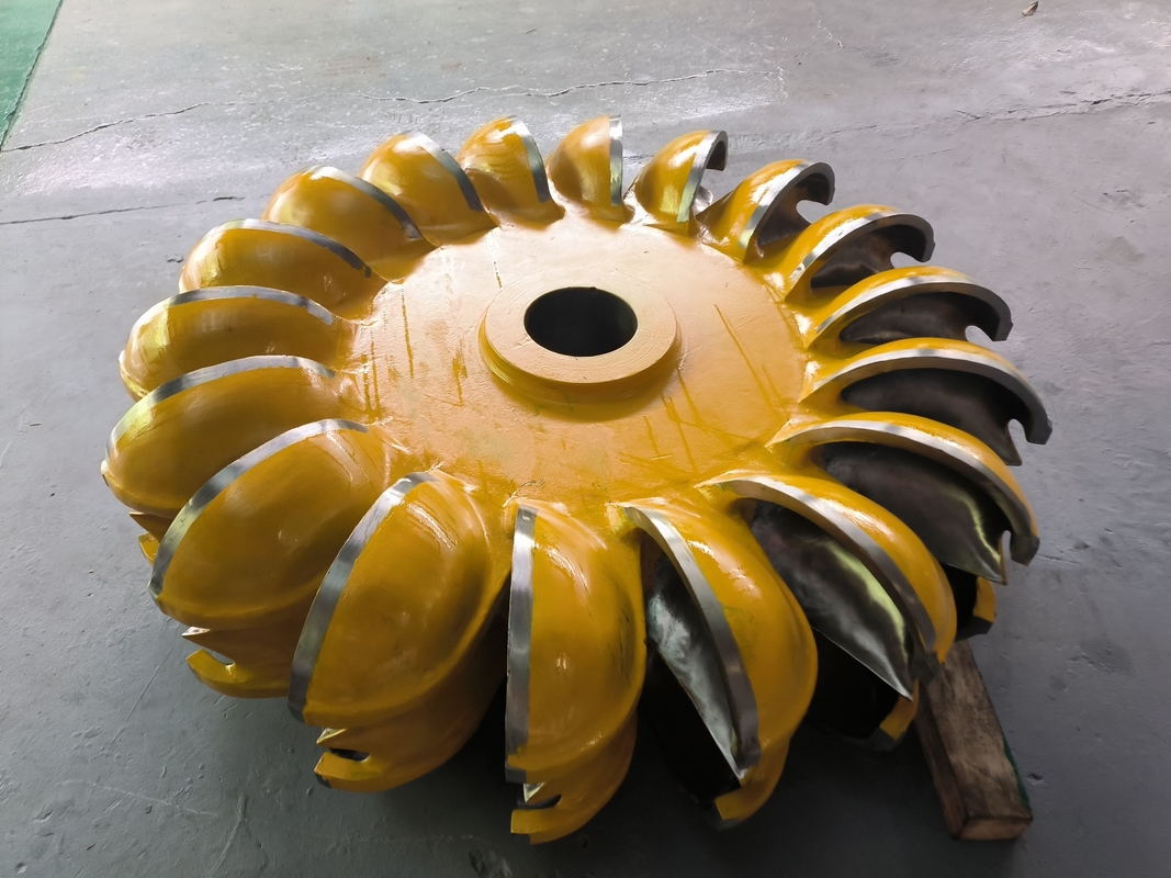 Precision Hydroturbine Runner mit wechselbarer Klinge Korrosionsschutz mit Edelstahl oder Kohlenstoffstahl