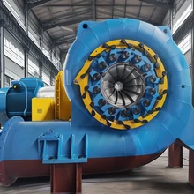 Kompakter 300 kW-20 MW Edelstahl Francis-Wasserturbinengenerator für Wasserkraftwerke